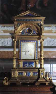 Detalle del milagro en Bolsena