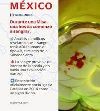 Detalle del milagro en México